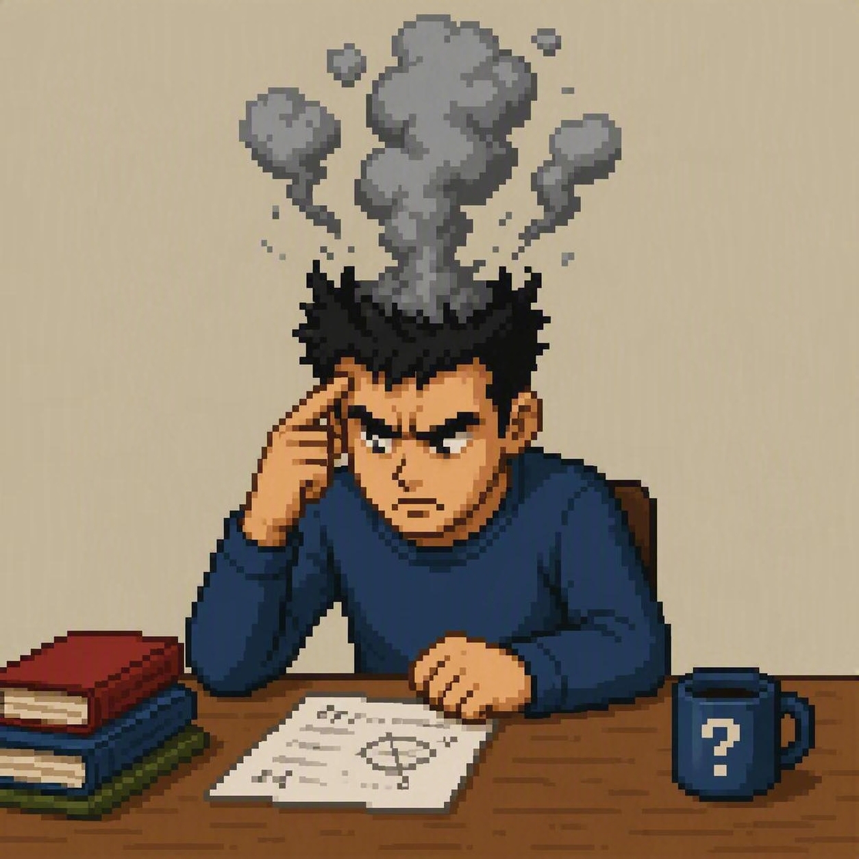 Don't mind the burning smell, I'm concentrating.