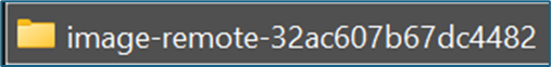 Screenshot of image reference in BLOB