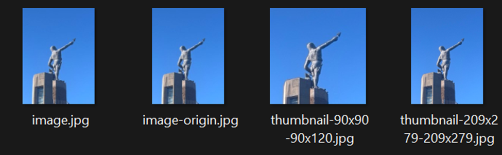 Screenshot of image reference in BLOB